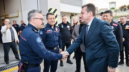 Başkan Balcıoğlu, İtfaiye ve SAK Ekipleriyle buluştu