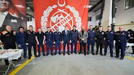 Başkan Balcıoğlu, İtfaiye ve SAK Ekipleriyle buluştu