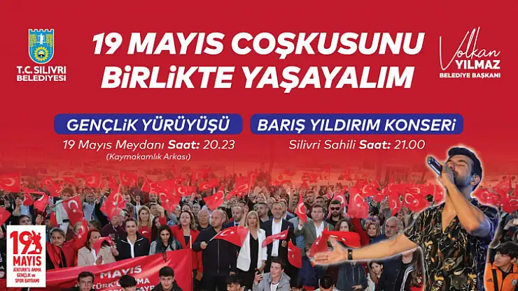 19 Mayıs gençlik yürüyüşü ve konser programına davetlisiniz