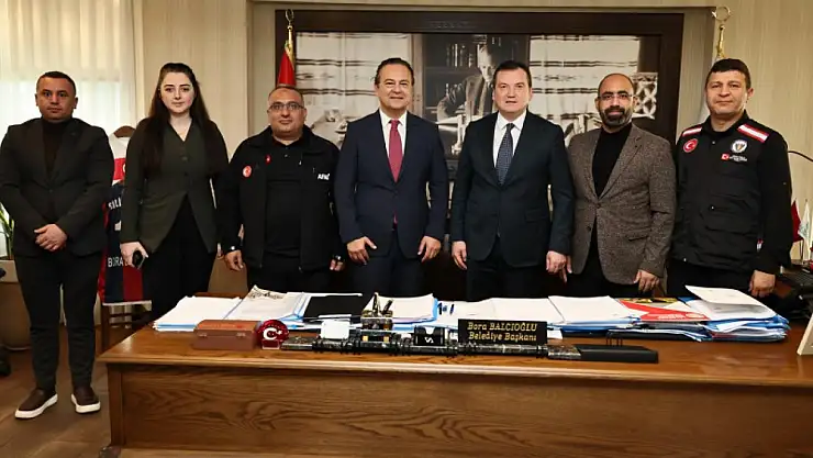 Başkan Balcıoğlu, AFAD İl Müdürü'nü ağırladı