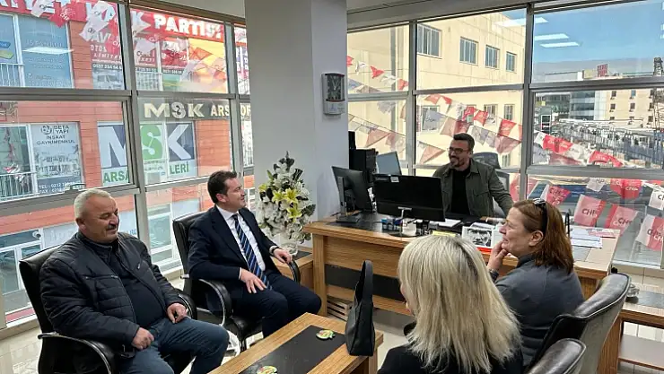 Bora Balcıoğlu seçim ziyaretlerini sürdürüyor